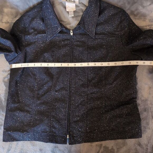 Joseph Ribkoff Black Sparkling Jacket - Picture 6 of 7